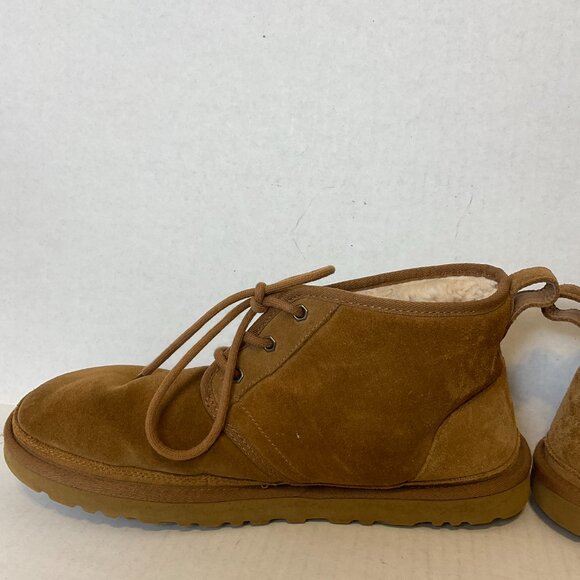 UGG Neumel Suede Men's Casual Shoe US 12 Brown Tan Lace Up - Picture 8 of 10